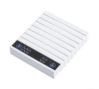 FACULX Balance à café numérique avec minuteur, 0,1 g/2 kg, balance de cuisine avec écran LED, mini balance à café, balance électronique étanche pour expresso (blanc)