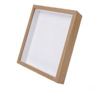FACULX Boîte d'ombre 3D, cadre de 17,8 cm de profondeur pour fleurs et figurines séchées, vitrine à faire soi-même avec 5 cm de profondeur creuse, panneau de densité robuste pour décoration