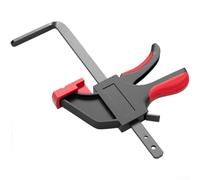 FACULX Collier de scie à rail de type F avec force de serrage maximale de 90 kg pour rails de guidage, mécanisme de libération rapide et embouts de protection en caoutchouc pour outils de travail du