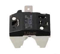 FACULX Commutateur de surcharge pour réfrigérateur 110/220 V Pièces de rechange Relais 1/2-1/6 Protecteur de surcharge de compresseur pour contrôle du moteur de réfrigérateur (1/4HP)
