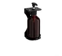 FACULX Distributeur de shampooing mural 3 en 1 sans perçage pour douche avec bouteilles en PET de 500 ml et étiquettes étanches pour salle de bain, cuisine, hôtel, bureau (D)