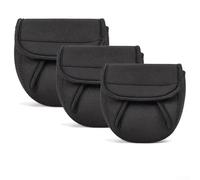 FACULX Étui de protection étanche pour moulinet de pêche avec design en maille respirante pour la protection du sel des roues, plusieurs tailles, Voir image, M 15*14*5.5cm