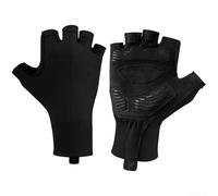FACULX Gants de cyclisme demi-doigts avec coussinet SBR résistant aux chocs | Rembourrage SBR sur la paume, réduit les vibrations, protège les mains, confort longue durée, technologie d'absorption des