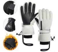 FACULX Gants Hiver Tricotés Doux Respirants Anti-Statiques | Isolation thermique, coque rÃ©sistante eau, doigts compatibles Ã©cran, paume antidÃ©rapante, sangle poignet