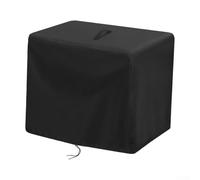 FACULX Housse de compresseur d'air pour machine à compresseur portable de 24 litres, protection imperméable à la poussière, avec cordon de serrage et sac de rangement, tissu Oxford 210D, noir, 66 x