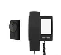 FACULX Interphone vidéo sans fil avec écran IPS de 3,5 pouces, vision audio bidirectionnelle, 6 mélodies, visionneuse de téléphone (noir)