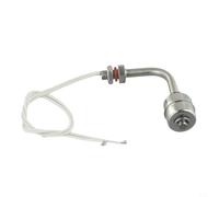 FACULX Interrupteur à flotteur en acier inoxydable, capteur de niveau d'eau, type L, réservoir à angle droit, détecteur de liquide SUS304 SUS316L résistant aux hautes températures 120 ℃ industriel