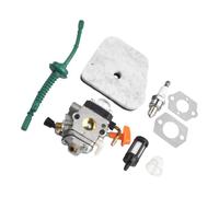 FACULX Kit de carburateur pour débroussailleuse avec conduite de carburant pour FS90 FS110 FS130 HT101 KM110R KM130 HL100 HT100 Pièces de rechange pour outils de jardin