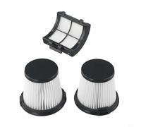 FACULX Kit de filtre efficace, filtres, pour aspirateur sans fil Detect Pro, durée de vie prolongée, 1 filtre arrière + 2 pré-filtres