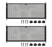 FACULX Lot de 2 filets de rangement pour voiture, 25 x 60 cm, avec vis pour bouteilles isothermes, jouets, livres, mouchoirs, housses de siège arrière de voiture