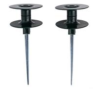 FACULX Lot de 2 guides de tuyau d'arrosage, guides de tuyau d'angle, organiseurs pour tuyau d'arrosage, protection des plantes pour pelouse, allée de jardin