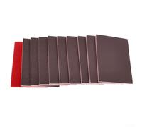 FACULX Lot de 20 éponges abrasives polyvalentes lavables pour bois, plastique, métal, cloison sèche, blocs de ponçage réutilisables multi-grains pour une utilisation humide et sèche, 75 x 100 x 5 mm