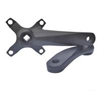 FACULX Manivelle de vélo 152 mm BCD104 Double plateau | 7-12 vitesses, pour pédalier de vélo de route en alliage d'aluminium forgé avec pédale standard 9/16
