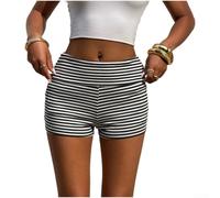 FACULX Pantalon Rayé pour y2k Taille Basse pour Femme Polyester Pantalon | Style pour y2k pour tendance, rayures et , taille basse, tissu polyester doux, idéal pour la mode urbaine