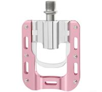 FACULX Pédales de vélo pliantes 1,4 cm en alliage d'aluminium | Plateforme pliable avec roulements scellés, clous antidérapants pour Brompton pour dahon, cycle compact d'économie d'espace