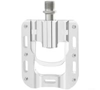 FACULX Pédales de vélo pliantes 1,4 cm en alliage d'aluminium | Plateforme pliable avec roulements scellés, clous antidérapants pour Brompton pour dahon, cycle compact d'économie d'espace