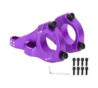 FACULX Potence de vélo de descente en alliage d'aluminium 31,8 mm pour | Fourche couronne, usinée CNC, tige de VTT à montage direct, très résistante pour vélo freeride avec design à double serrage