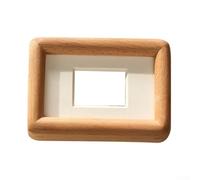 FACULX pour mini Magnétique pour Frigo Bureau pour mini Magnétique | Aimant puissant, fixation , design élégant, pour bois , 3 pouces pour idéal cartes(4 inches beech color)