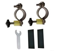 FACULX Remorque de vélo pour adaptateur d'attelage, remorque de vélo | Coupleur avec collier de serrage en métal de 45 mm, fixation de barre de remorquage de rechange pour chariot