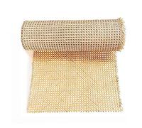 FACULX Rouleau de sangle en rotin tissé ouvert en rotin naturel pour projets de canne, anis étoilé, large rotin pour travaux manuels, armoires, chaises, meubles