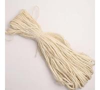 FACULX Ruban de chanvre tissé en jute naturelle tressée pour bricolage, décoration de mariage, emballage de cadeaux et décoration d'intérieur rustique (B-100 m)