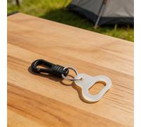 FACULX Support de régulateur lumineux pour plongée, clip en silicone à dégagement rapide, anneau de sécurité haute visibilité pour plongée de nuit (vert)