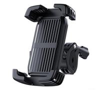 FACULX Support pour Smartphone Scooter Électrique Anti-Chute Support | pour prise rapide une main, libération en une seconde, ABS pour durable, couleur noire, compatible moto