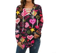 FACULX Sweat à Capuche pour Femme 3D Manches Longues Sweat à Capuche | Impression 3D vive, manches longues, coupe régulière, idéal vacances, club, quotidien