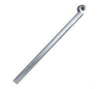 FACULX Tige de selle de vélo pliable en alliage d'aluminium léger | 33,9 x 580 mm, pour poteau double rail CNC traité thermiquement avec système de serrage à boulon unique et antidérapant