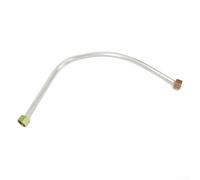 FACULX Tube d'échappement de rechange en aluminium pour compresseur d'air, filetage G3/8", longueur 435 mm, argenté pour pompe à air, équipement d'atelier