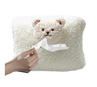 FacynCar Creative Boîte à Mouchoirs Animaux en Peluche - Porte-boîte à mouchoirs en Laine d'agneau,Rangement en Papier pour Serviette, Organisateur Papier Dessin animé pour la