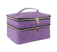 Facynde Boîte À Couture Double Couche Sac Couture Rangement Accessoire, Organisateurs D'Couture pour Fils, Aiguilles, Ciseaux, Kit (Aucun Accessoire Inclus)