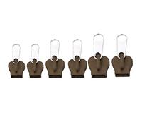 Facynde Curseur Fermeture Eclair, 6 Curseur Fermeture Eclair Clipsable Universel, Remplacer Les Fermetures À Glissière Endommagées, Réparation Fermeture Eclair