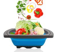 Facynde FacynPassoire Passoire Pliable - Panier passoire Pliable,Passoires Extensibles Et Passoires Alimentaires, Vidange Pliant Rectangulaire pour Pâtes Fruits