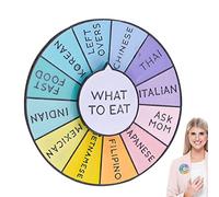 Facynde Qu'est-ce Qu' Faut Manger Pin - Quoi Manger Pin Foodie Pin,Broche Amusante créative, Broche en émail, Roulette Interactive, Broche Interactive, phobie créative Choisissez