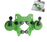 Facynde Scie Cloche pour Verre,Kit de perçage pour Fixation de positionnement - 4-83MM Carrelage Trou Perceuse Carrelage Ouverture Positionneur Double Ventouses Scie Cloche Gabarit