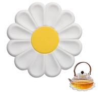 FacynDessous Plat en Silicone - Coussins Chauds Fleur Marguerite pour la Cuisine résistant à la Chaleur,Hot Pads pour comptoir Cuisine, Multi-Usage Flexible Hot Pad Polyvalent