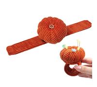 FacynPorte-Poignet | Coussin à épingles en Forme Citrouille - Porte-épingles à Aiguilles à Coudre Portables avec Banélastique Coussin à épingles Portable en Citrouille pour la