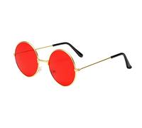 FacynSoleil Rondes pour Hommes,Lunettes Hippie rétro Verres teintés Ronds | Soleil Hippie Femmes Hommes Cercle Lunettes pour Les faveurs fête