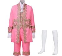 FAD-4U Costume Médiéval Manteau Victorien Pour Homme Style Rococo Steampunk Gothique Prince Manteau Costume Mariage invités Makeup Party