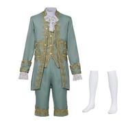 FAD-4U Costume Médiéval Manteau Victorien Pour Homme Style Rococo Steampunk Gothique Prince Manteau Costume Mariage invités Makeup Party