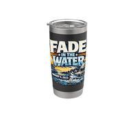 Fade in the Water Alabama Riverboat Chaise pliante Gobelet isotherme en acier inoxydable double paroi
