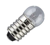 FADEDA Ampoules à vis transparentes 4,5 V, 100 mA - Filetage E10 - Diamètre du verre : 11 mm - L x l x H en mm : 23 x 11 x 11 mm - Pour crèches, miniatures, loisirs et modélisme, accessoires de maison