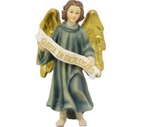 FADEDA Ange de l'Annonciation - Hauteur : 11 cm - Peinte à la main - Figurines de crèche détaillées - Décoration de table de Noël