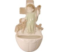 FADEDA Bénitier "Bon berger" / hauteur:13 cm / peint à la main / figurines de crèche détaillées - Noël Table Décoration Accessoires de crèche