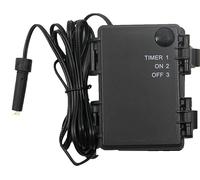 FADEDA Boîte à piles pour 3 piles AA, ON/OFF/minuteur avec LED/hauteur : 9 cm, peintes à la main, figurines de crèche détaillées, décoration de table de Noël