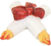 FADEDA Bougies croisées - Saint-Blaise / Hauteur:1 cm / peint à la main / figurines de crèche détaillées - Noël Table Décoration Accessoires de crèche