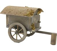 FADEDA Chariot de berger / hauteur:10 cm / peint à la main / figurines de crèche détaillées - Noël Table Décoration Accessoires de crèche