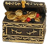 FADEDA Coffret au trésor grand / hauteur:3 cm / peint à la main / figurines de crèche détaillées - Noël Table Décoration Accessoires de crèche