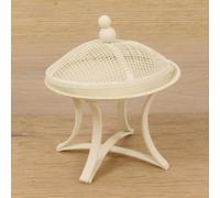 FADEDA Coupe à feu, blanche / hauteur:8 cm / peinte à la main / figurines de crèche détaillées - Noël Table Décoration Crèche Accessoires